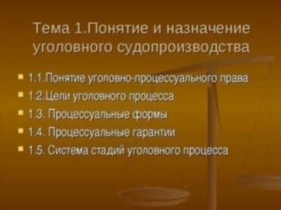 Расследование уголовного дела