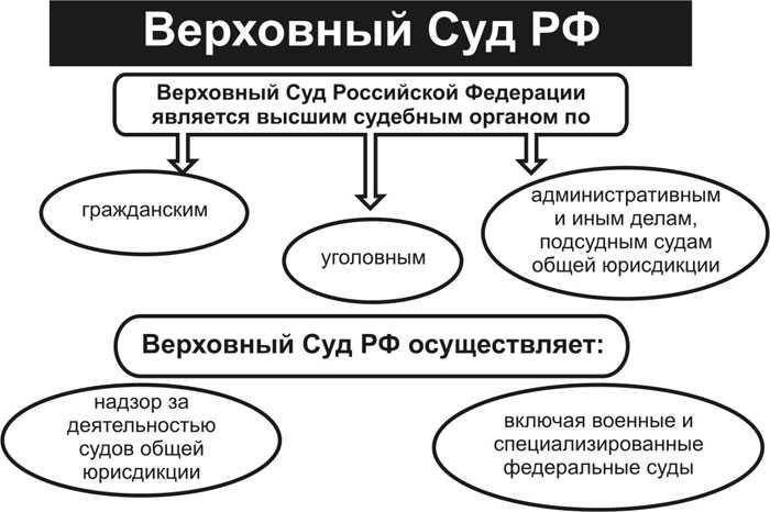 Основные функции Верховного Суда РФ
